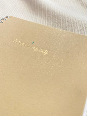 made in jordan with italian high quality paper assembled and printed in jordan by local artisans journal meditative writing journaling morning ritual notebook calendar 2021 2022 lined paper gold shimmer letters to my self A5 size mindful lifestyle slow living