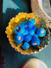 Load image into Gallery viewer, Silk velvet, hand embroidered, made in jordan, by Palestinian refugees, cross stitch, made in france DMC pearle cotton balls, custom design meditation prayer serenity mat, celestial religions, earth heaven stars sky artisanal work, empowering women and men local artisans and sustainable mindful approach with social imapct aljabra