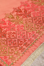 Load image into Gallery viewer, made in jordan hand embroidered by refugees with palestinian embroidery and flower motifs, raw silk fabric and made in france dmc cotton balls and made in italy italian linen trim elegant different meditation prayer mat serenity mats